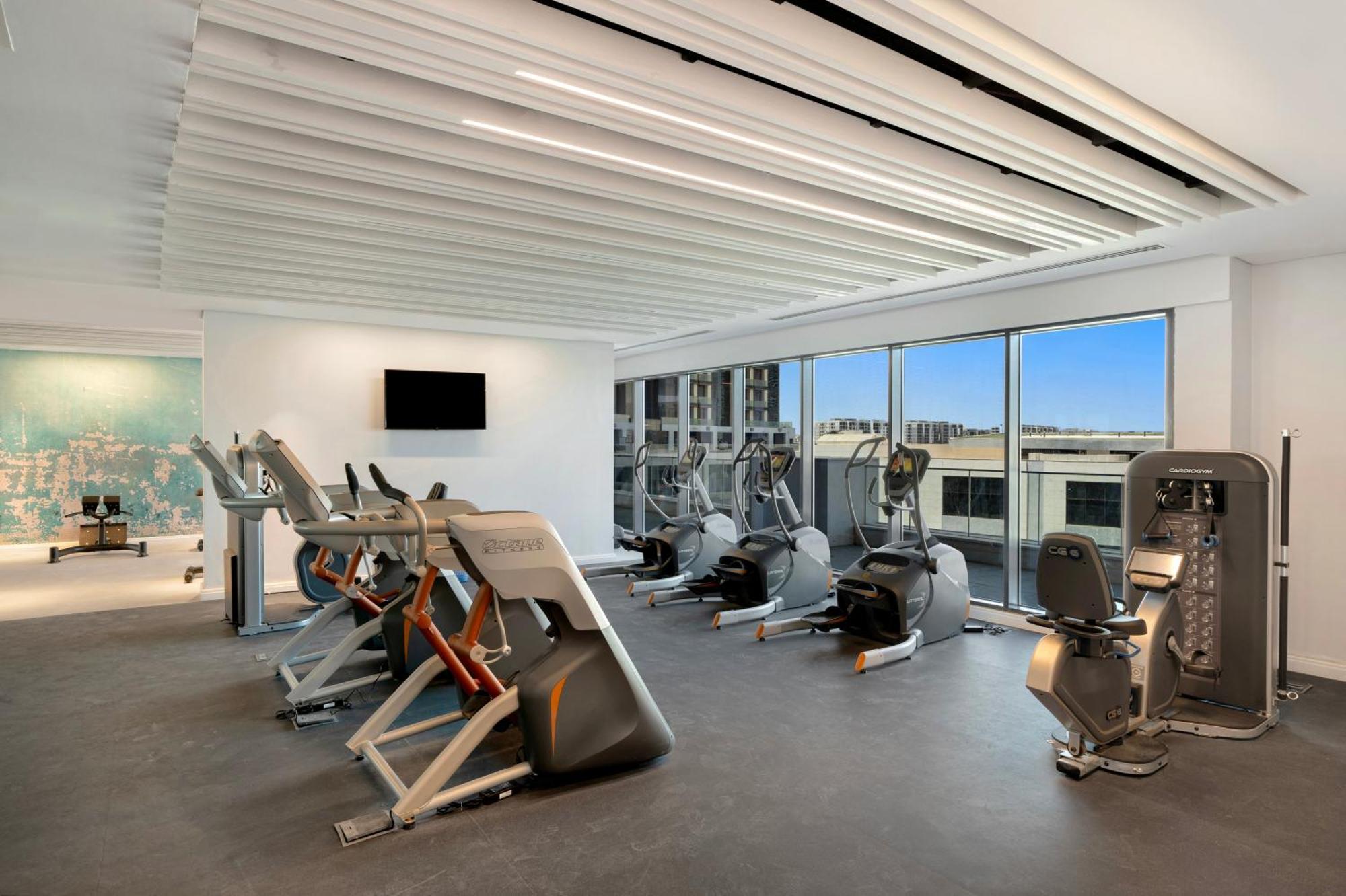 Rixos Premium Alamein El-Alamein Eksteriør billede The gym at the hotel